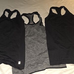 VSX Racerback Tank Trio - Black and Gray